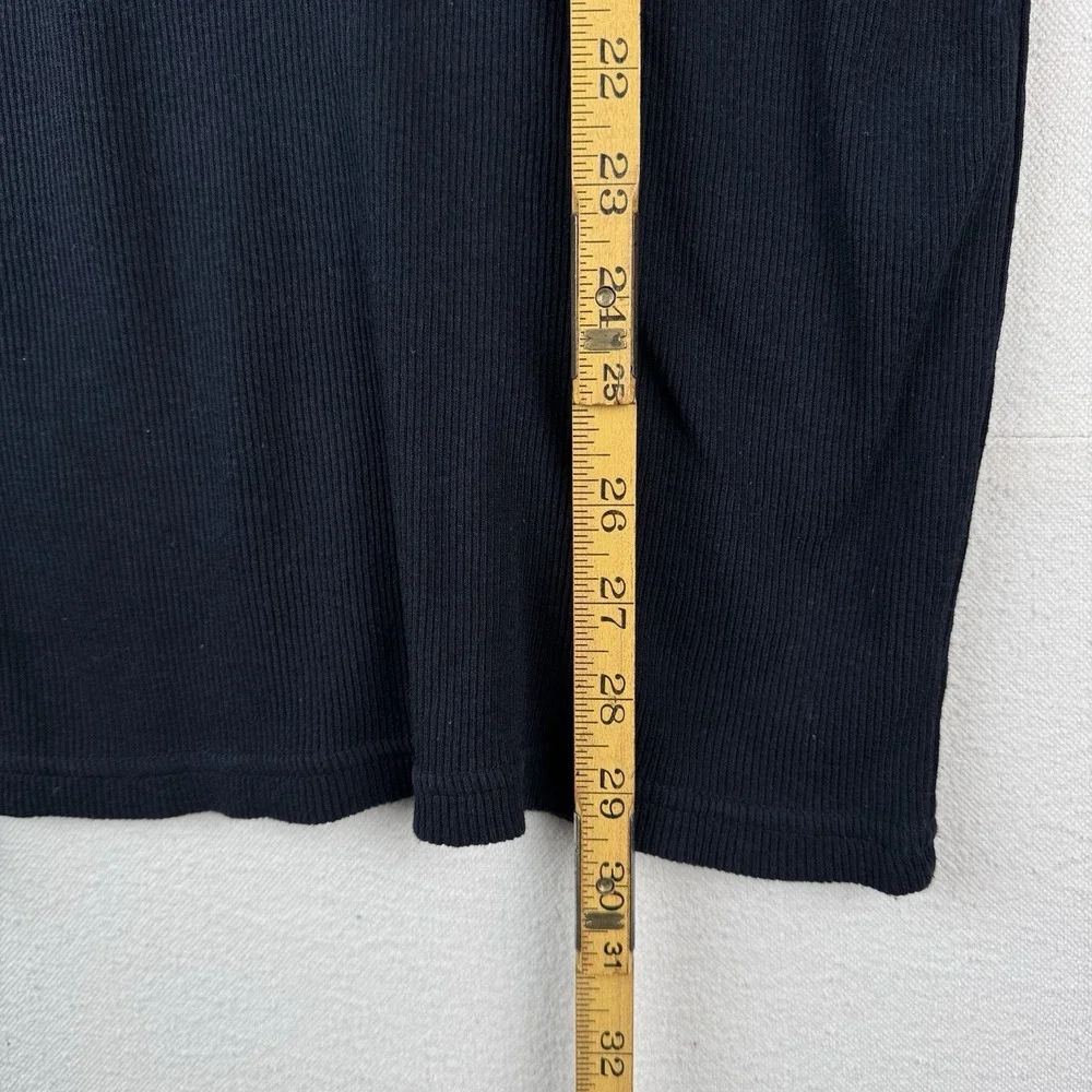 Ralph Lauren Polo Jeans Co Navy Men's Large‎ 67 Blue Ribbed Short Sleeve Shirt